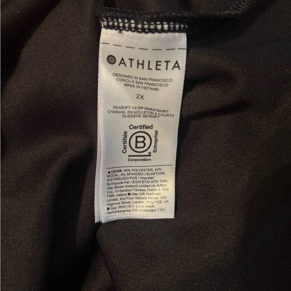 Athleta seasoft quarter zip, Size 2X, Excellent condition - Picture 6 of 6